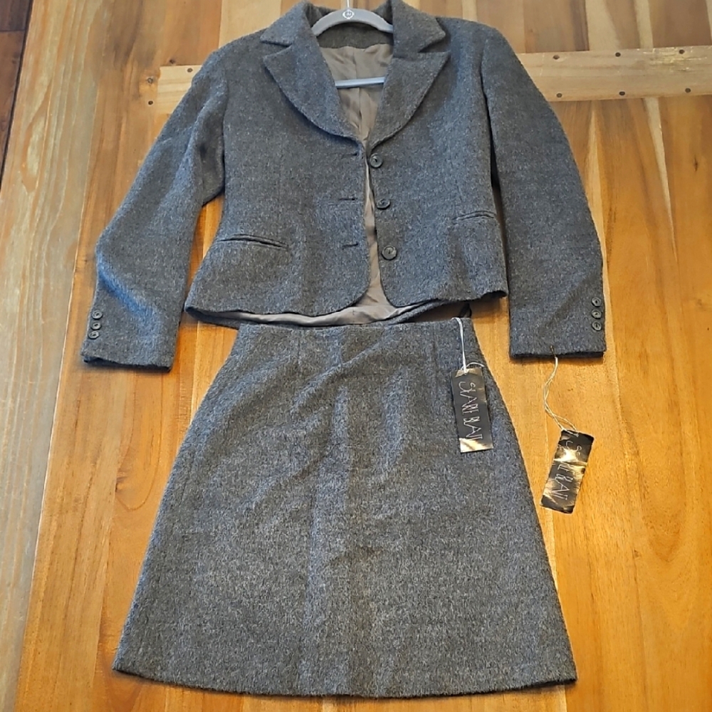 Women's Searle Blatt Alpaca & Wool Jacket and Skirt $930 Retail!!